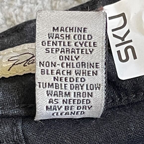 Chico's Platinum Bootcut Jeans Women Size XL Black Stretch Pockets Cotton Blend‎ - Picture 9 of 13